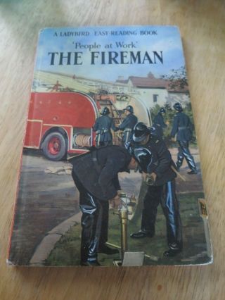 Vintage Ladybird Book People At Work The Fireman 2 