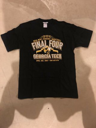 2004 Ncaa Final Four Georgia Tech San Antonio Regional Champions Mens T Shirt La