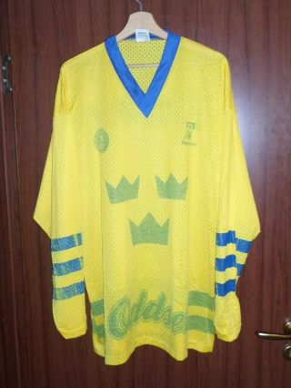 Sweden Ice Hockey Jersey Shirt Size Xl Tre Kronur Maglia Camiseta Tricot