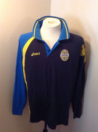 Vtg Hellas Verona Football Shirt Jersey Sz Xxl Italy Scaligeri Long Sleeve Asics