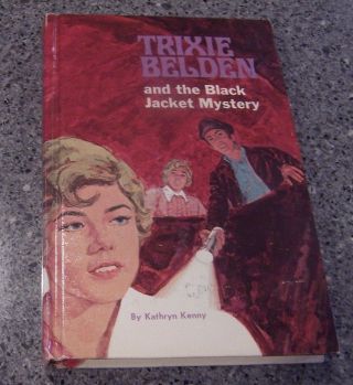 Trixie Belden " And The Black Jacket Mystery " Whitman Hardback Book 8