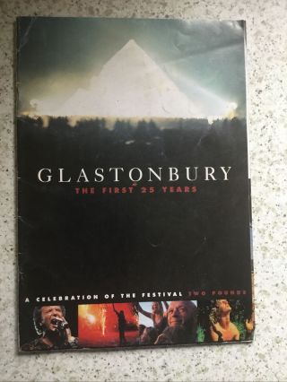 Vintage Glastonbury Festival The First 25 Years Guide/book