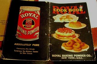 1928 Royal Baking Powder Antique Cookbook