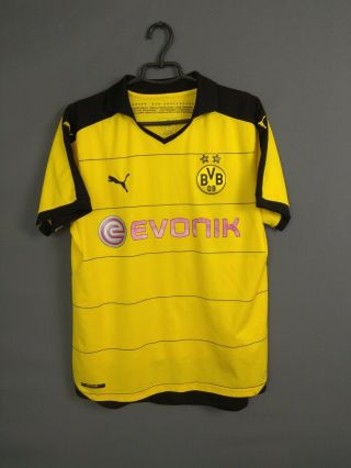 Borussia Dortmund Jersey 2015 2016 Home L Shirt Mens Football Trikot Puma Ig93
