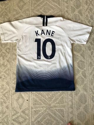 Tottenham Hotspur Home Jersey 10 Harry Kane 2018 - 19 Size M