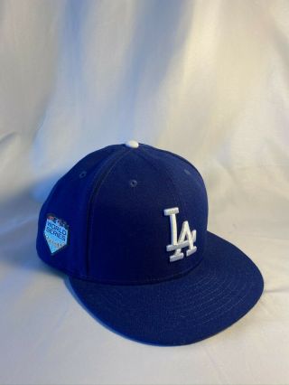 Los Angeles Dodgers 2018 World Series Hat Era Size 7 3/4