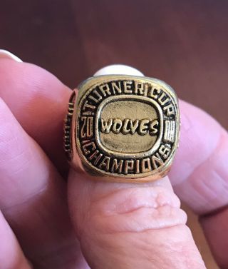 Chicago Wolves 2002 Turner Cup Championship Ring By Henry Kay Jewelers