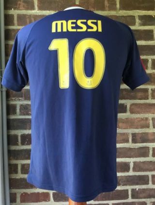 Fcb Barcelona Fc Lionel Messi 10 Jersey Shirt Youth Size Yxl