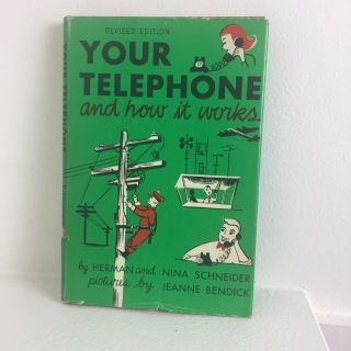 Vintage Retro Book Decor Your Telephone And How It 1962