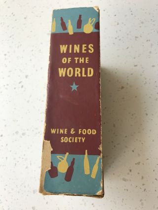 Wines Of The World X 8 Books By Andre L.  Simon - 1950.  Complete In Outer Box