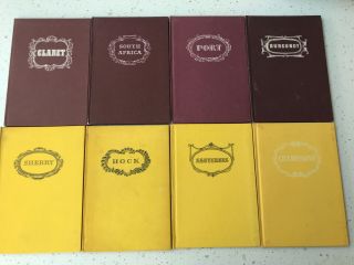 Wines of the World X 8 Books By Andre L.  Simon - 1950.  Complete In Outer Box 3