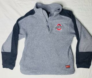 Ohio State Buckeyes,  Nike,  Pullover Jacket,  Kids Small 8/10,  Gray