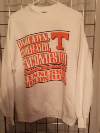 Vintage 1998 University Of Tennessee Volunteers Sweatshirt National Championship