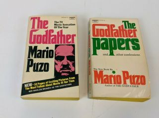 The Godfather - Movie Pictures & The Godfather Papers By Mario Puzo Paperback