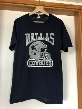 Vintage 80s Dallas Cowboys Nfl Single Stitch T Shirt Sz M/l