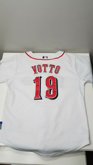 Majestic Merchandise MLB Cincinnati Reds Jersey Joey Votto Youth Large 2