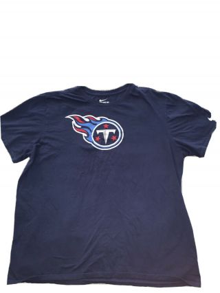 Nfl Tennessee Titans The Nike Tee Blue Adult Xxl Short Sleeved T - Shirt