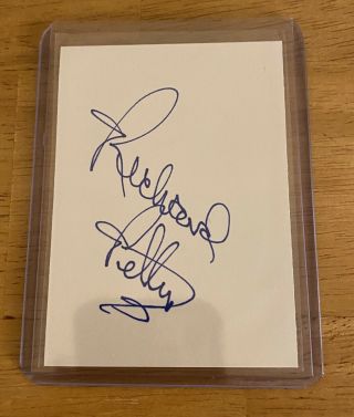 Richard Petty Authentic Autographed Signed Card Nascar Legend