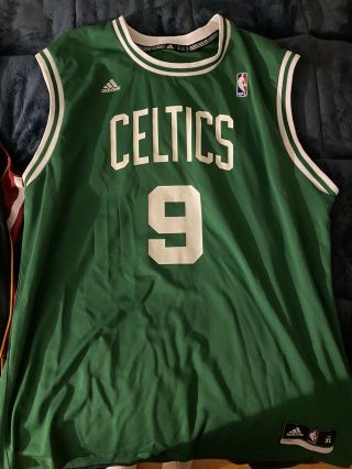 Rajon Rondo Boston Celtics Green Adidas Mens Jersey Xl 9