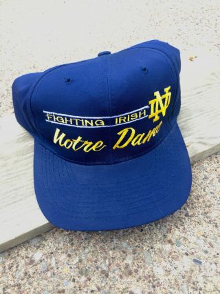 Vintage Notre Dame Fighting Irish Snapback Adjustable Hat