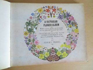 1873 Victorian Flower Album By Henry Terry Col Illus Flora Botany Facsimile 1978