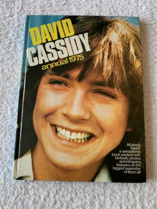 David Cassidy Annual 1975 Collectable Vintage