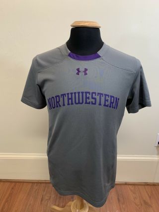 Northwestern Wildcats Under Armour Athletic Shirt Size Small