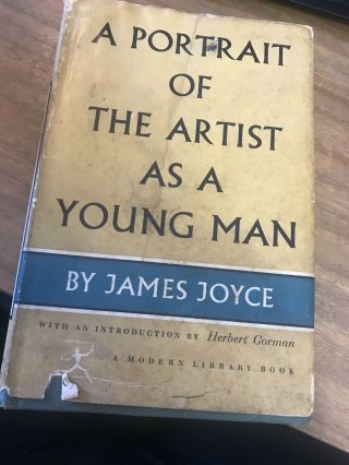 The Portrait Of The Artist As A Young Man By James Joyce - Rare Vintage Book