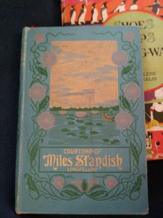 The Courtship Of Miles Standish By Henry Wadsworth Longfellow (1895 Hardcover)