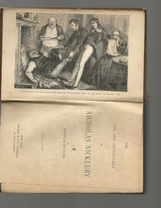 Charles Dickens: Nicholas Nickleby: Old Arlington Edition (hurst)