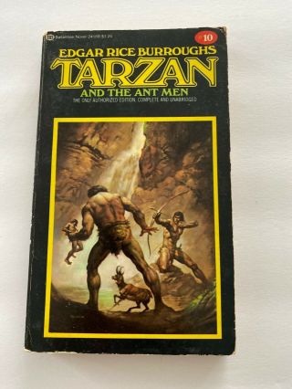 Tarzan And The Ant Men 10 Edgar Rice Burroughs Ballantine Paperback Vintage