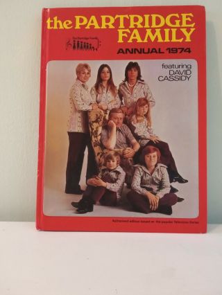 Vintage Authorised: The Partridge Family 1974 Annual Featuring David Cassidy