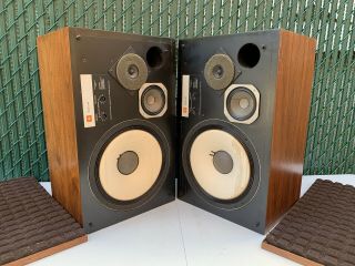 Classic Jbl L100 Vintage Speakers In Cherrywood Color,  Great