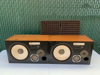 Classic JBL L100 Vintage Speakers in Cherrywood Color,  Great 2