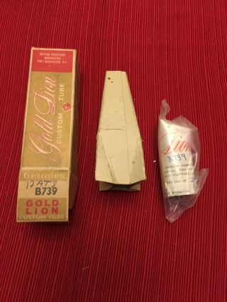 Matched Pair Genalex Gold Lion B739/12at7 Tubes,  Old Stock