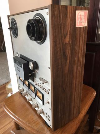 Vintage Akai GX - 630D - SS Reel - to - Reel Stereo Tape Player Hub & Metal Reel 3