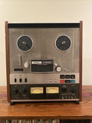 Teac A - 4300sx Reel To Reel Player Recorder Automatic Reverse Cleaned