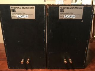 Rogers LS3/5A Studio Monitor Speakers - Vintage British 2