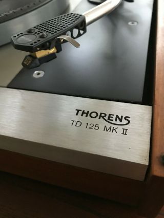 Thorens Model Td 125 Mkii With Sme 3009 Tonearm