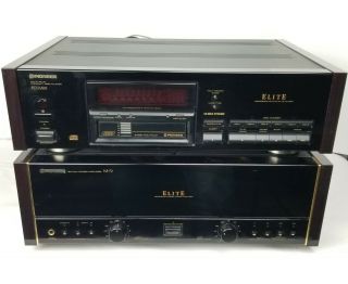 Pioneer Elite M - 72 2ch/4ch Stereo Pwr Amplifier,  Elite Pd - M95 6cd Chg