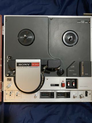 Sony Av - 3650 Solid State Videocorder With Rf Unit Vintage 1970 