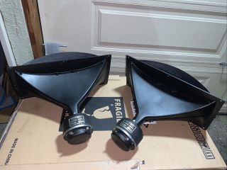 Altec Lansing Horns (pair) 806a Drivers W / H - 811 B Cast Aluminum Horns Black