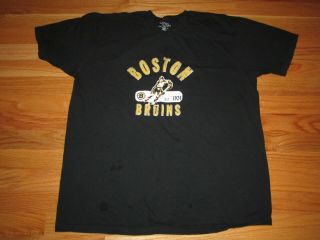 Old Time Hockey BOSTON BRUINS Est 1924 (XL) T - Shirt BOBBY ORR RAY BOURQUE 2