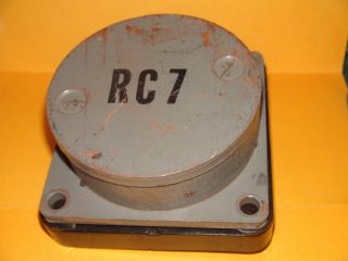 Western Electric Us Navy Rc7 Receiver Horn Driver Speaker D173246 Rare Anchor