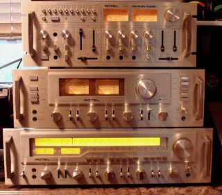 Rotel Rx - 1603 Receiver - Rotel Ra - 1412 Integrated Amplifier - Rotel Rz - 8 Mixer