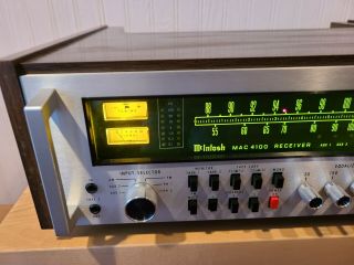 Vintage McIntosh Mac 4100 Solid State Stereo Receiver 3