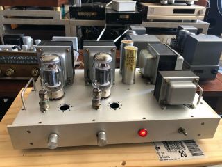 One Custom Made Kt66 / 6l6 Tube Stereo Power Amplifier Perfect