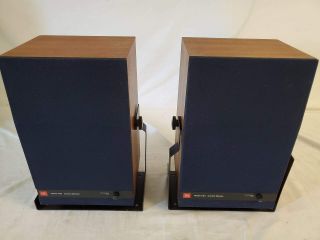 Jbl Model 4401 Vintage Pro Studio Monitors With Stands Walnut L15 L46 L19