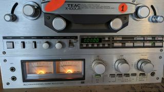 Teac X - 1000r Silver Reel To Reel Tape Deck