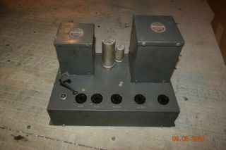 Rare Vintage Altec Lansing Tube Amplifier Tj - 604b Tl - 217b Transformers 1950 